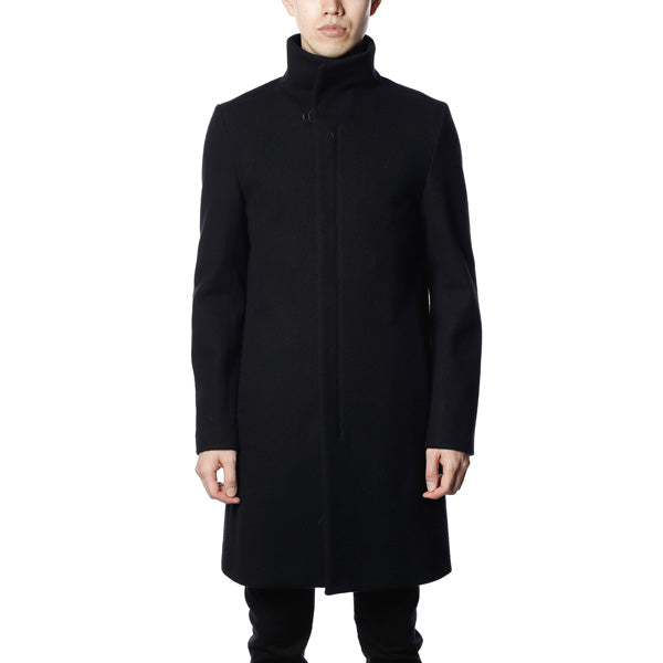 カズユキクマガイ アタッチメント スタンドカラーコート 黒 1 定価86900円お色はブラックでサイズは1です