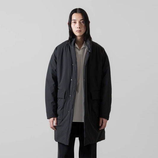  3LAYER LIGHT TAFFETA UTILITY DOWN COAT  