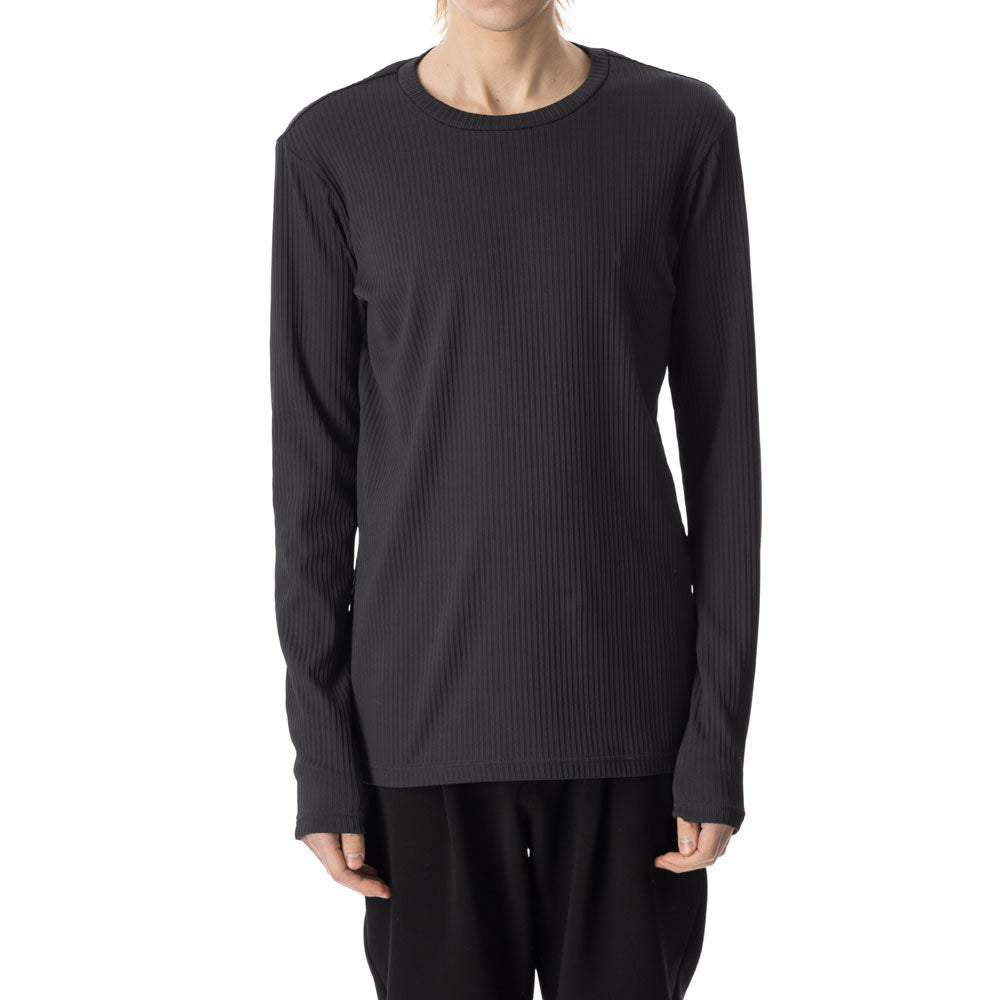 PE STRETCH RIB L/S TEE