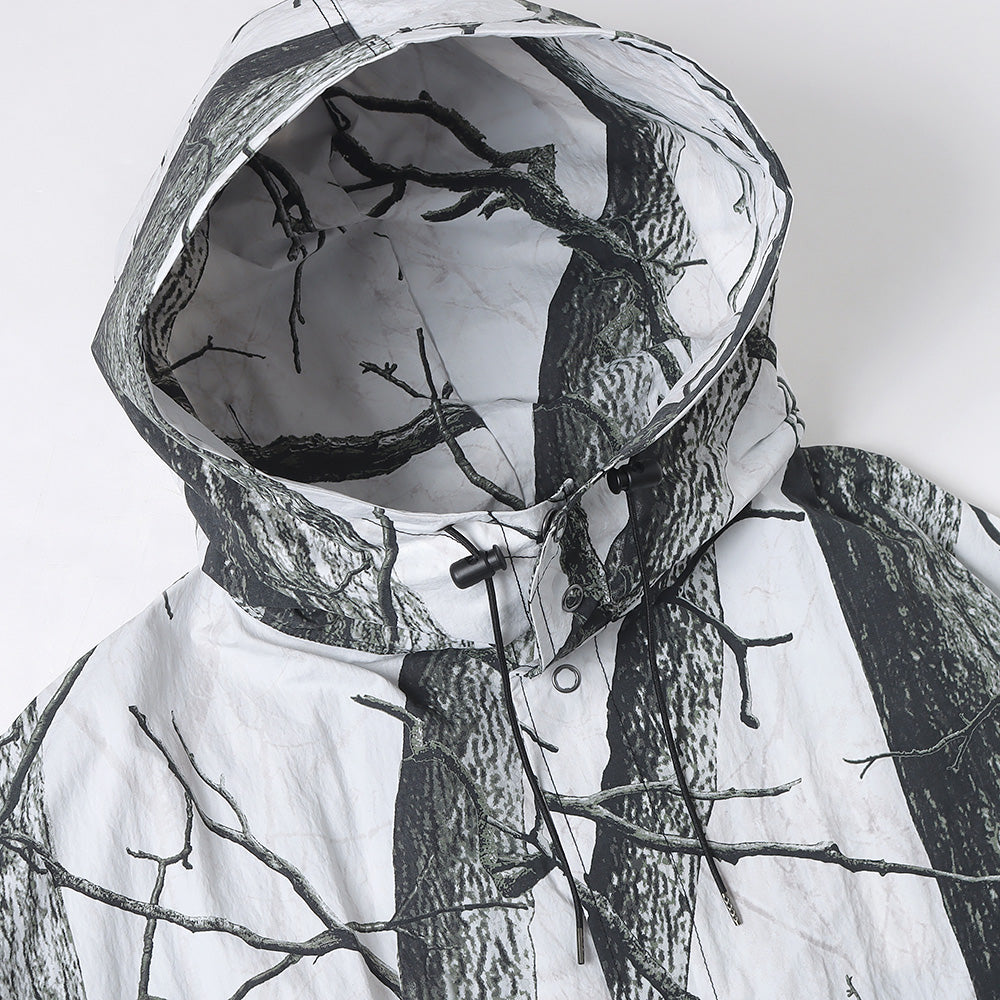 SNOW PARKA RECYCLE NYLON TUSSER (REAL TREE CAMO)