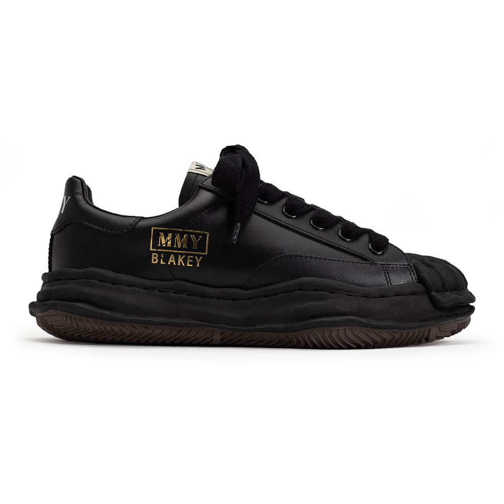 (BLAKEY) OG Sole Leather Low-top Sneaker BLACKxBLACK