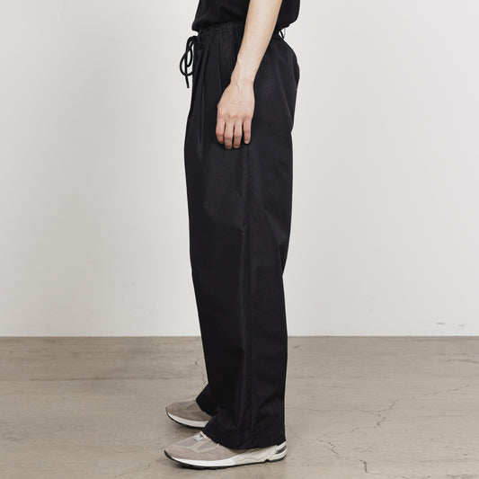  TRIPLE PLEATED EASY TROUSERS GIZA COTTON x RECYCLE POLYESTER  