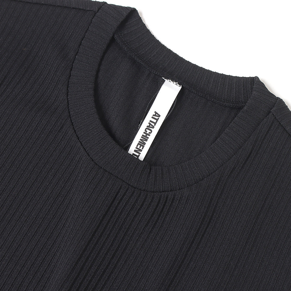 PE STRETCH RIB L/S TEE