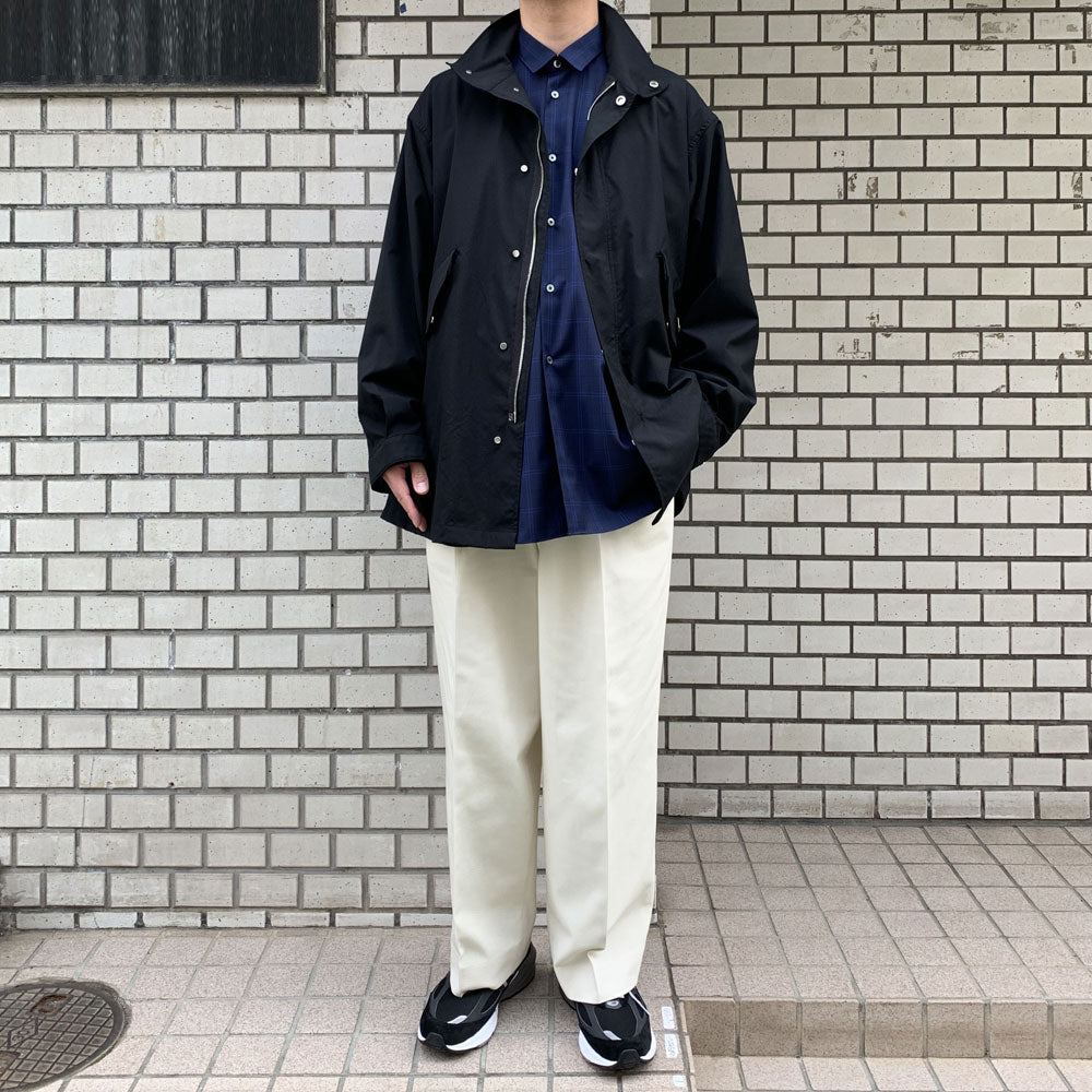 DOUBLE PLEATED TROUSERS サバイバルクロス