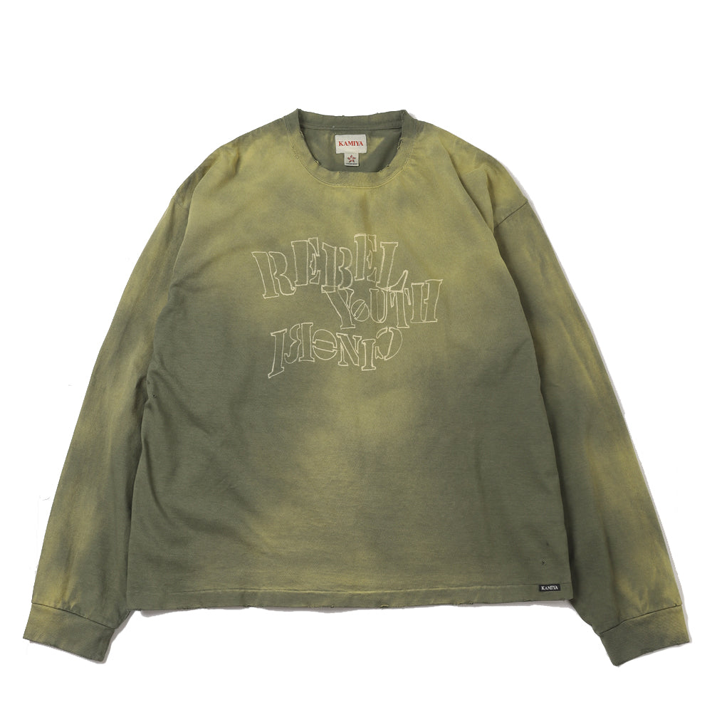 CRAYON Breached L/S Tee (KHAKI)