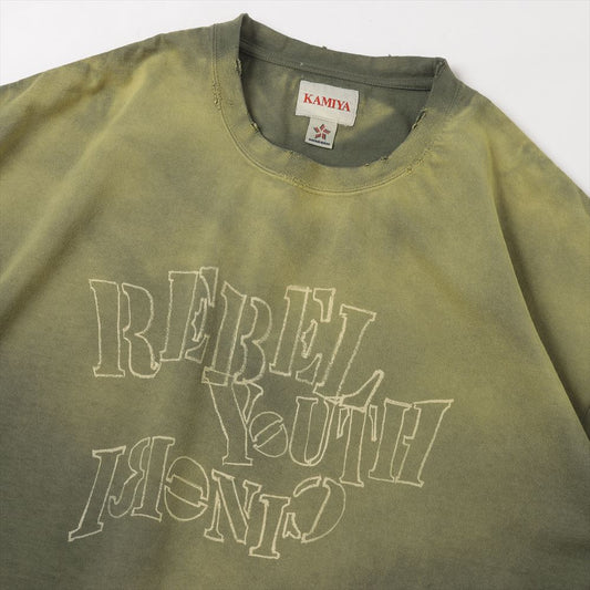  CRAYON Breached L/S Tee (KHAKI)  