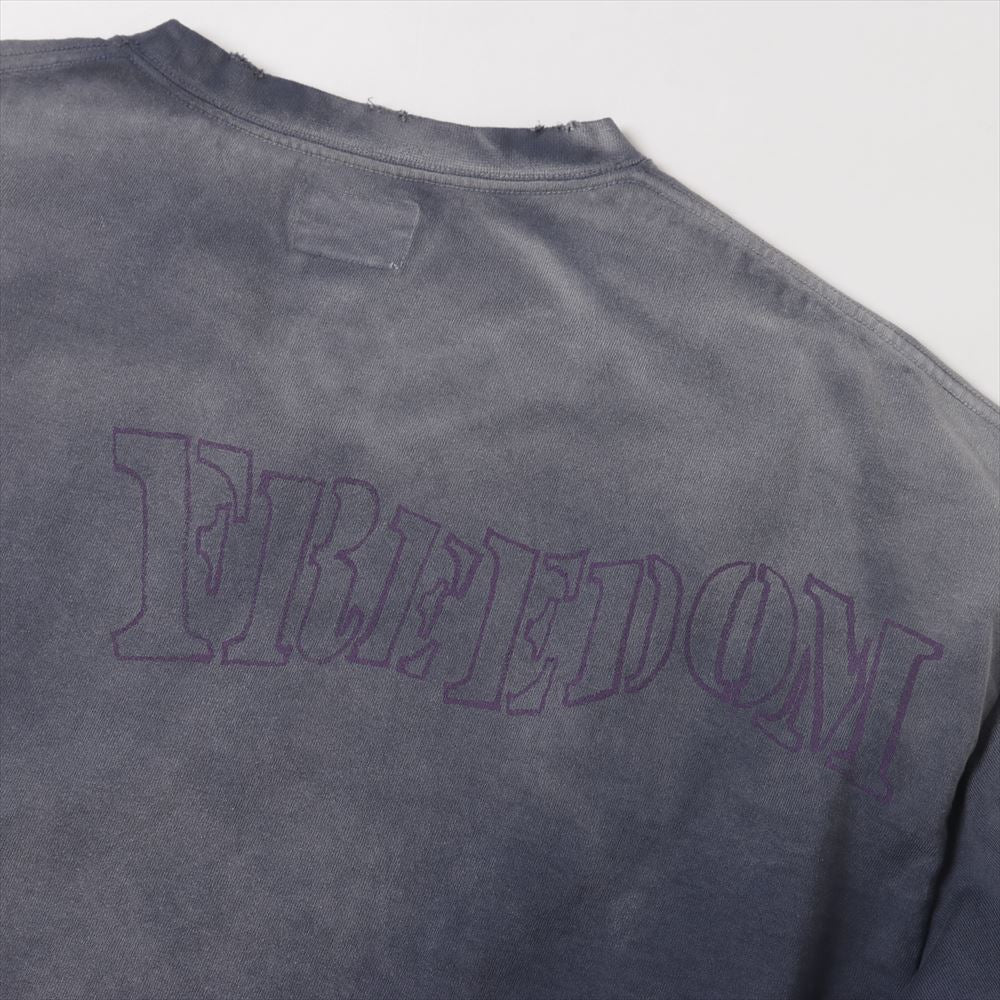 CRAYON Breached L/S Tee (NAVY)