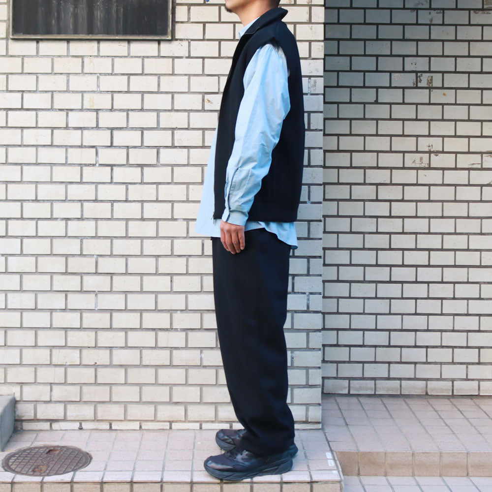 TRACK PANTS WOOL SILK BEAVER