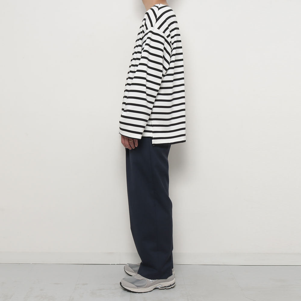 INTERIM(インテリム) - HYPER BIG SUVIN GIZA BASQUE BORDER SHIRT – Area