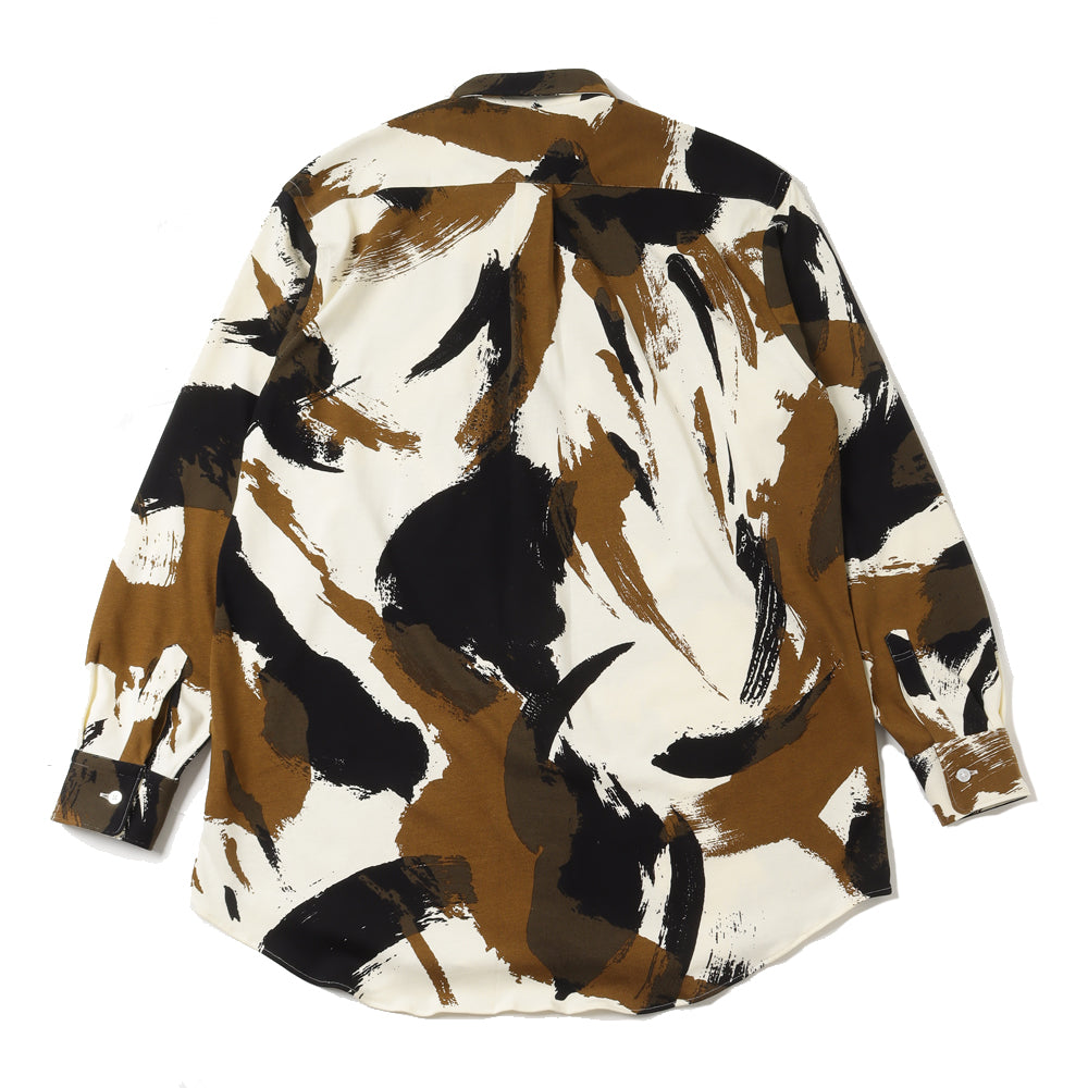 BRUSHED PRINT JERSEY L/S REGULAR SHIRTS