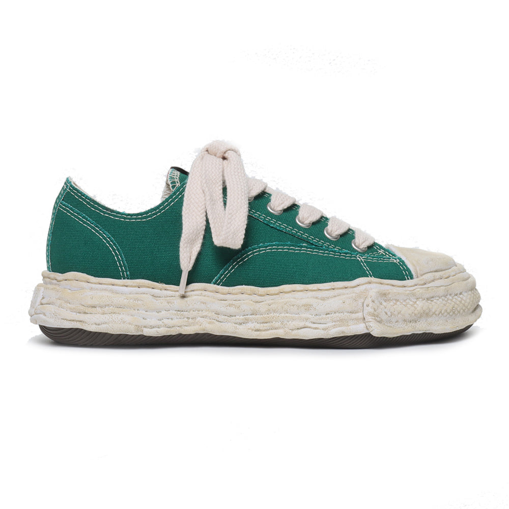 (PETERSON23) OG Sole Canvas Garment dye Low-top Sneaker GREEN