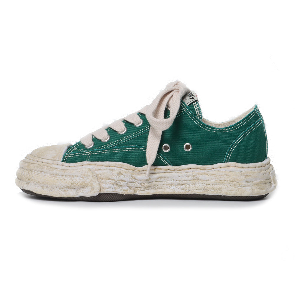 (PETERSON23) OG Sole Canvas Garment dye Low-top Sneaker GREEN