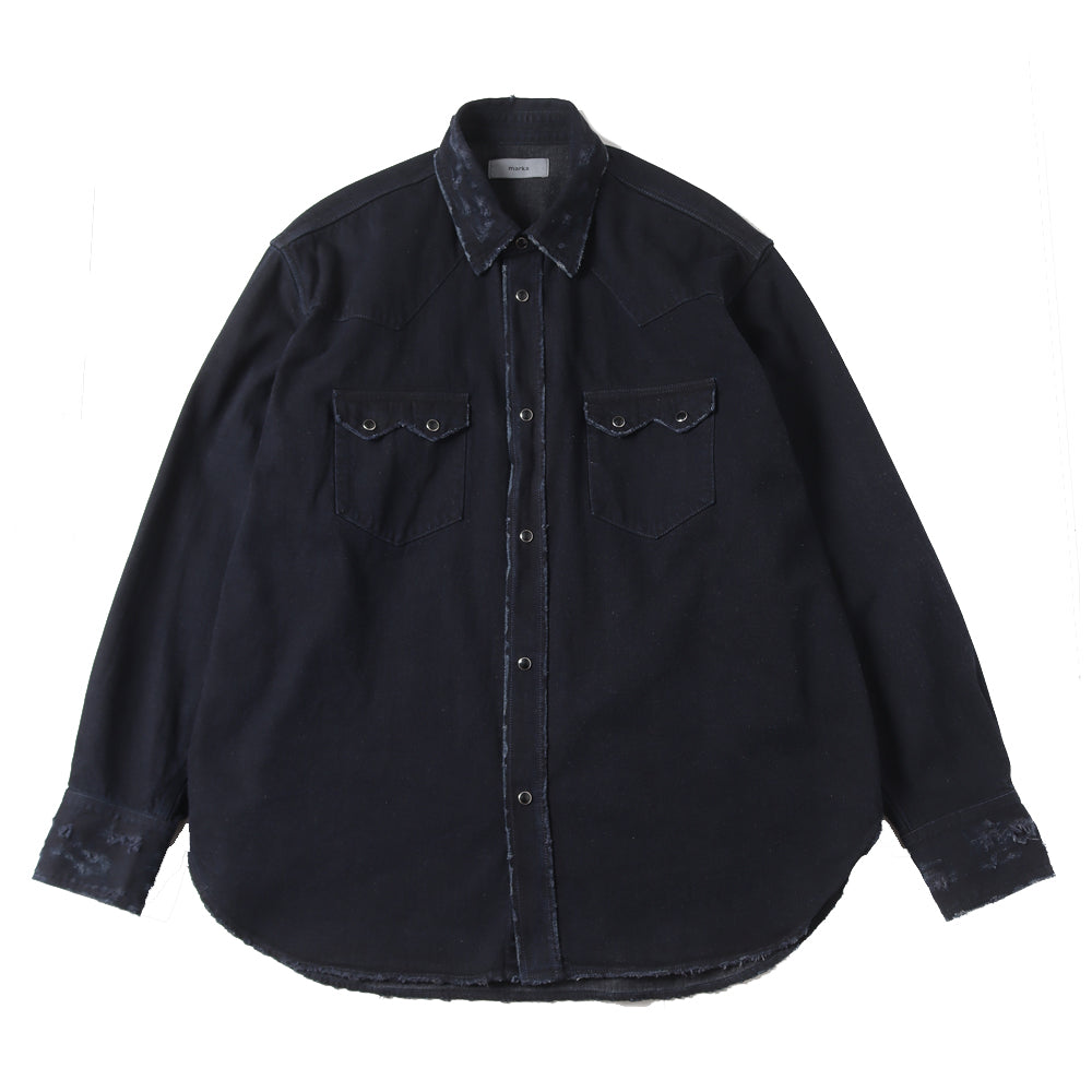 WESTERN RIDERS SHIRT ORGANIC COTTON 8.5oz DENIM