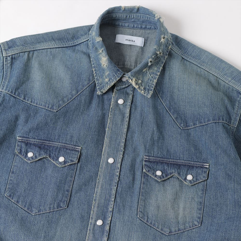 WESTERN RIDERS SHIRT ORGANIC COTTON 8.5oz DENIM