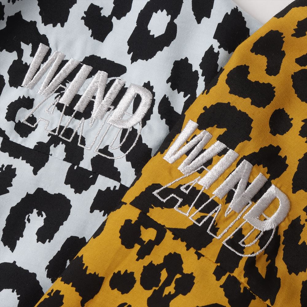 WDS × MINEDENIM Lips Leopard Print Open Collar SH