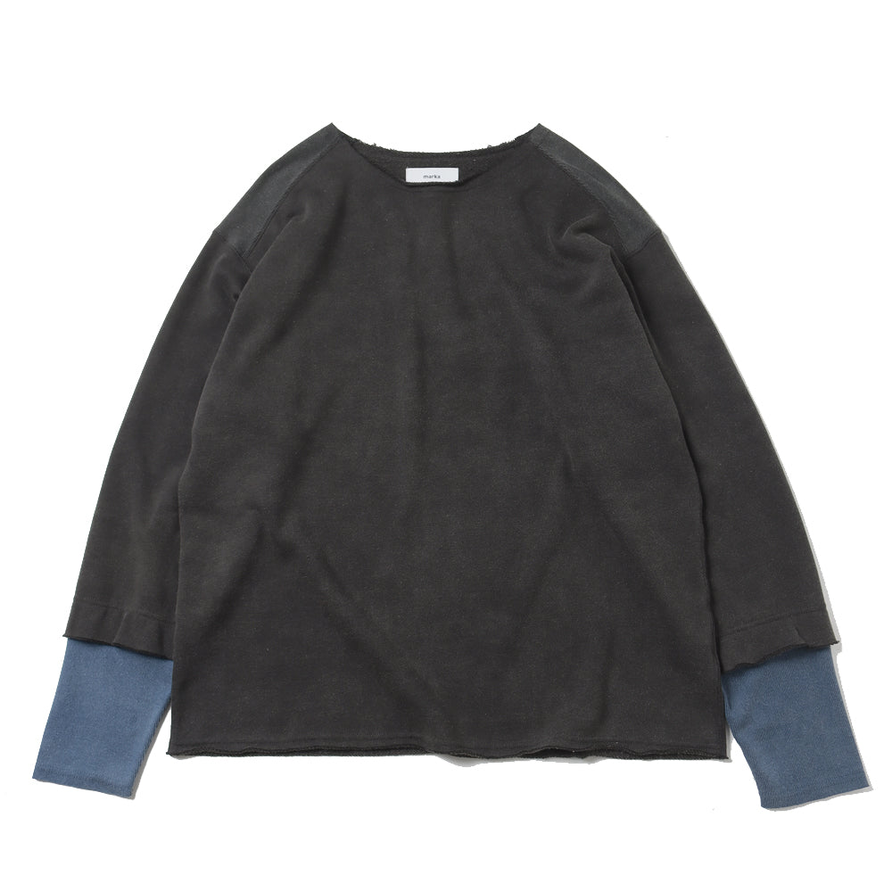 LAYERED TEE RECYCLE SUVIN ORAGNIC COTTON FLEECE