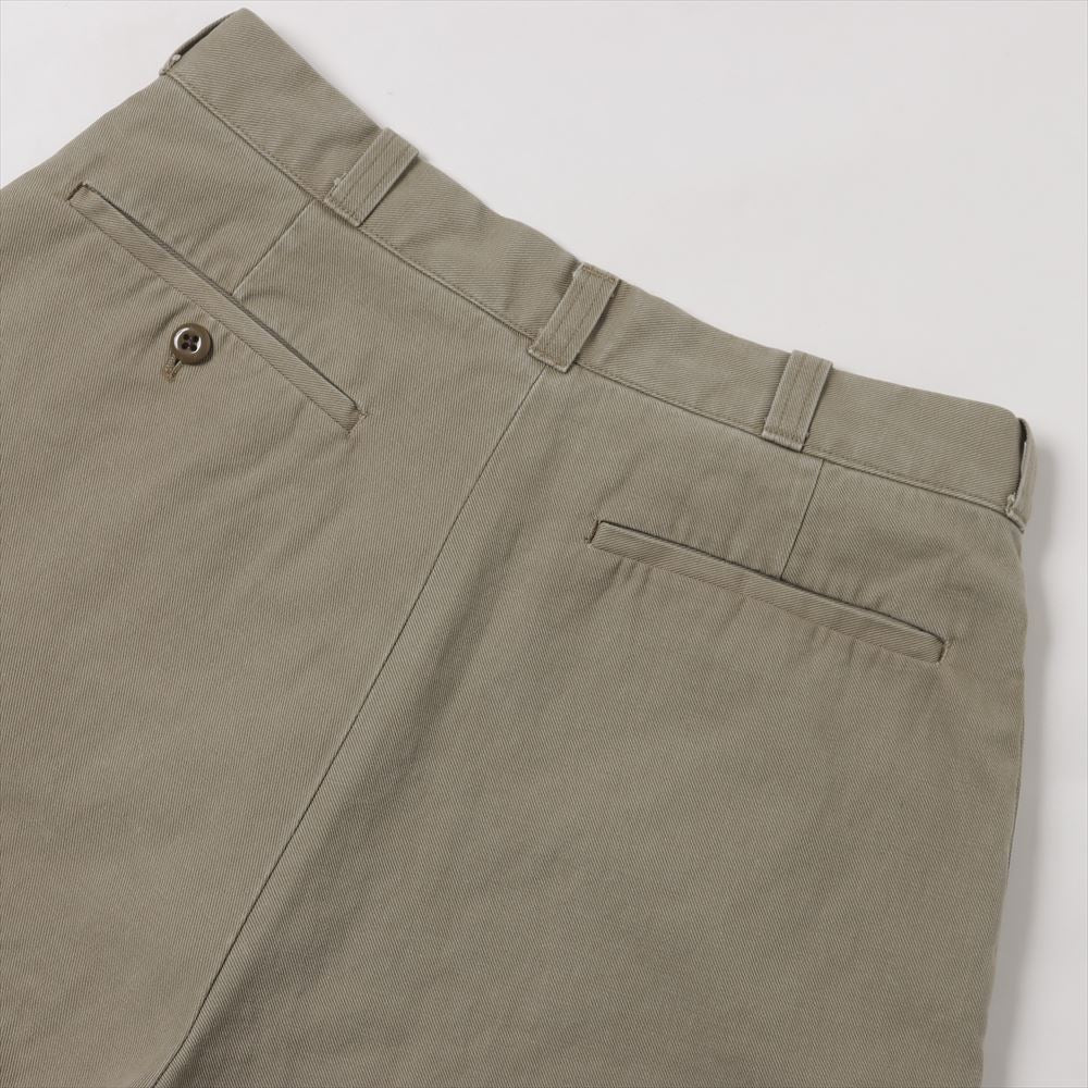 US.ARMY CHINO TROUSERS ORGANIC COTTON GABARDINE