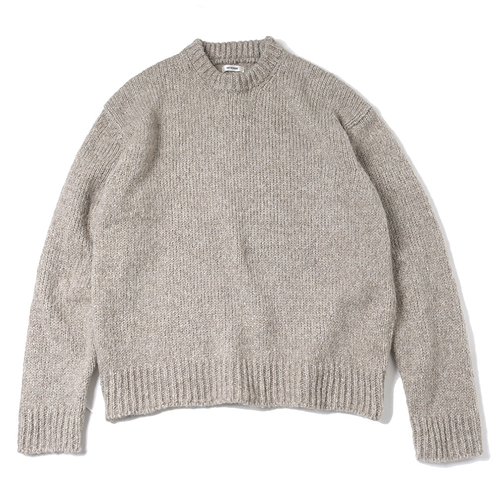 HYPER BIG 3GG YAK ALPACA CREW SWEATER