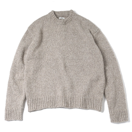  HYPER BIG 3GG YAK ALPACA CREW SWEATER  