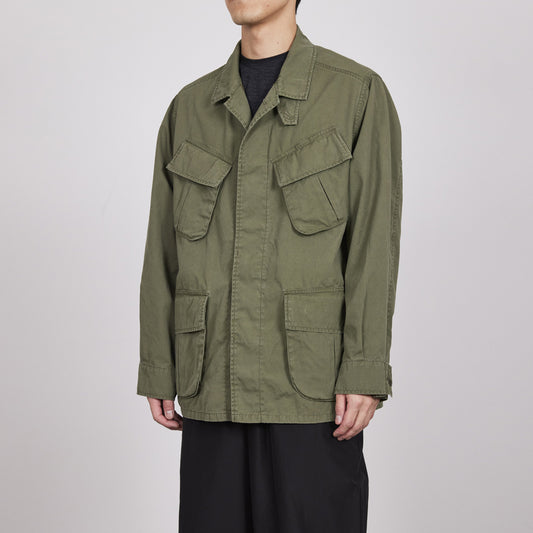  JUNGLE FATIGUE JACKET ORGANIC COTTON WEATHER CLOTH  