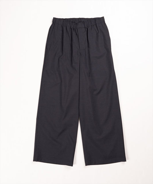  WIDE LEG EASY PANTS WASHER WOOL TROPICAL  