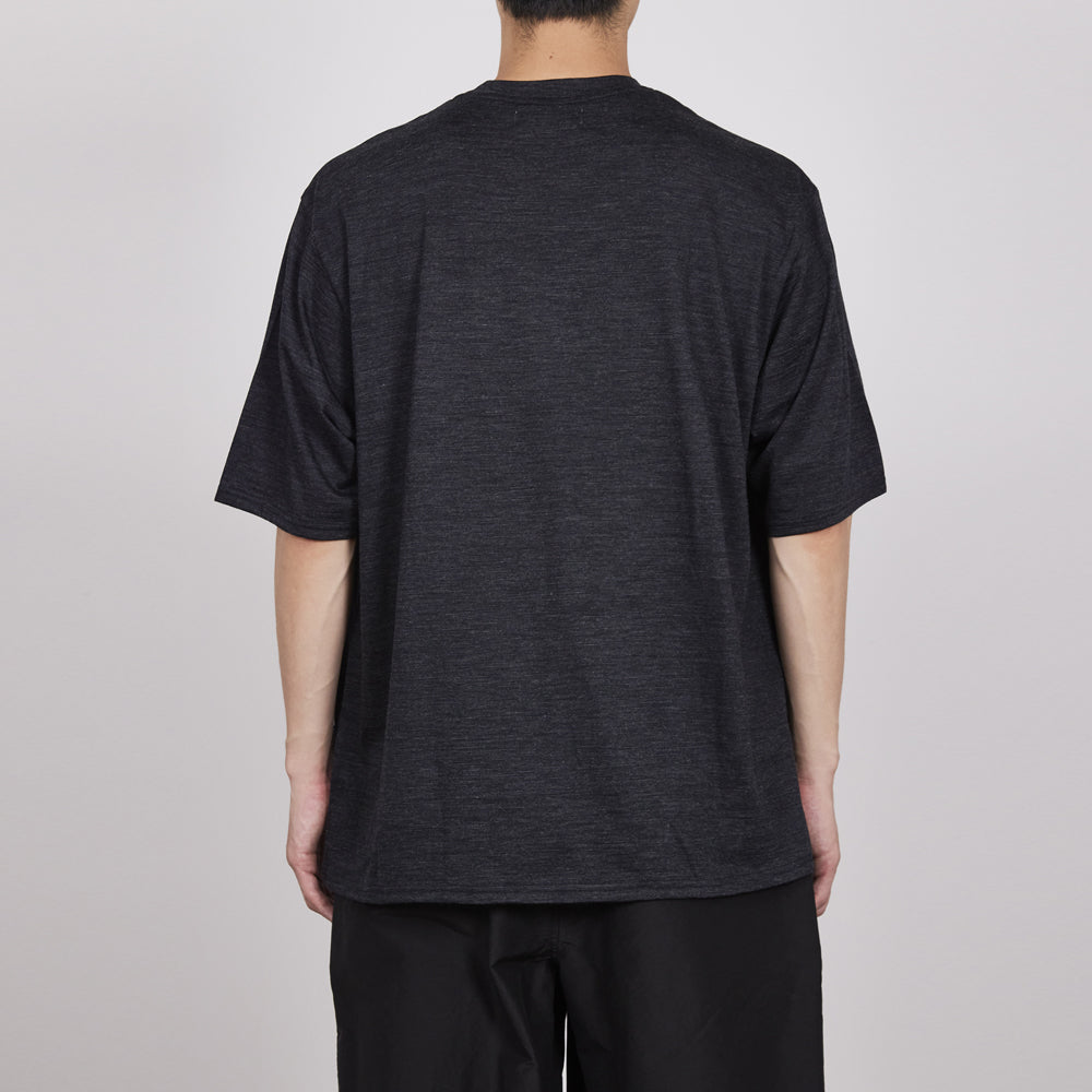 CREW NECK TEE SUPER120s WOOL SINGLE JERSEY WASHABLE