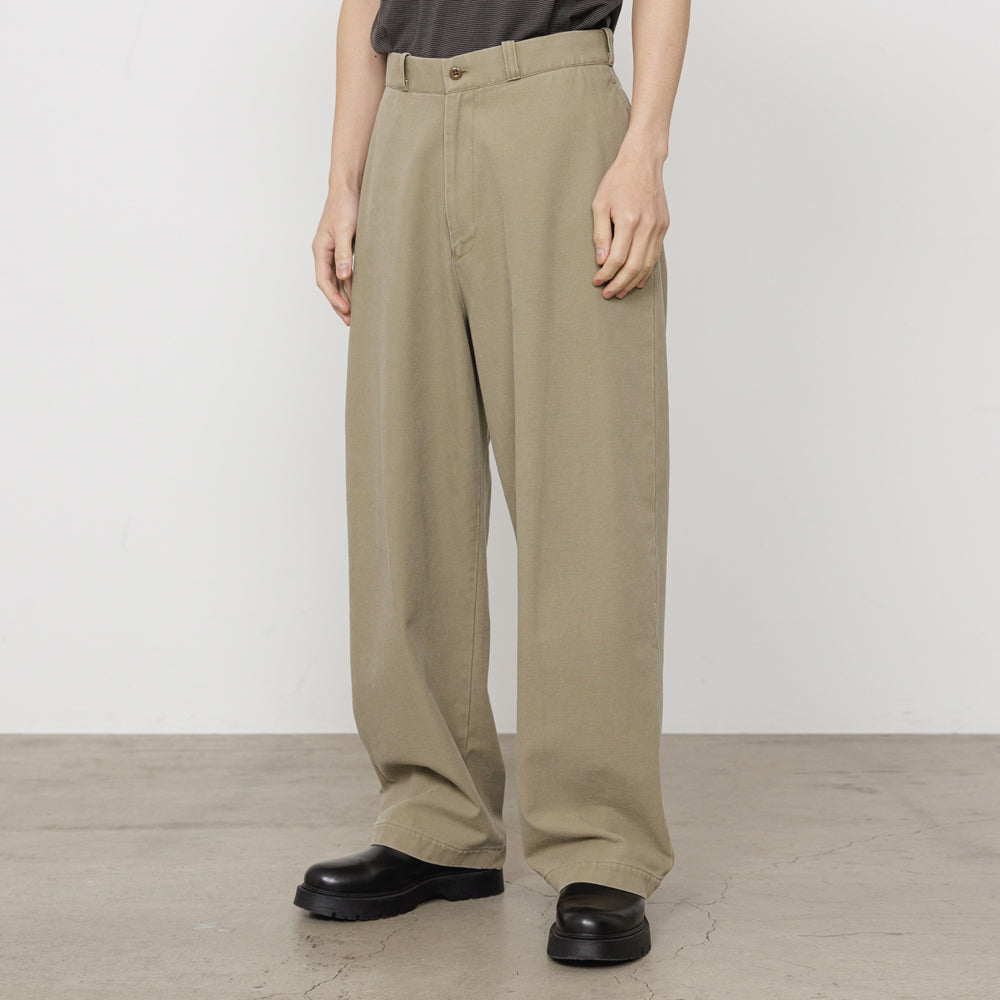 US.ARMY CHINO TROUSERS ORGANIC COTTON GABARDINE