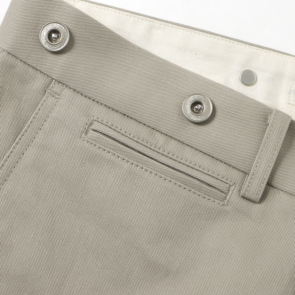 VINTAGE CHINO WASHER MIL BAGGY TROUSER