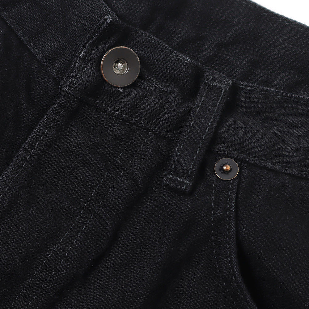 COCOON FIT JEANS ORGANIC COTTON 13.5oz SELVEDGE DENIM (BLACK)