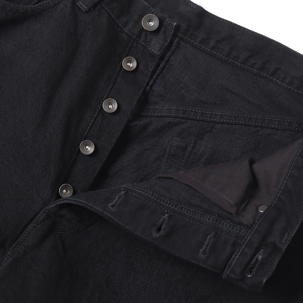 COCOON FIT JEANS ORGANIC COTTON 13.5oz SELVEDGE DENIM (BLACK)