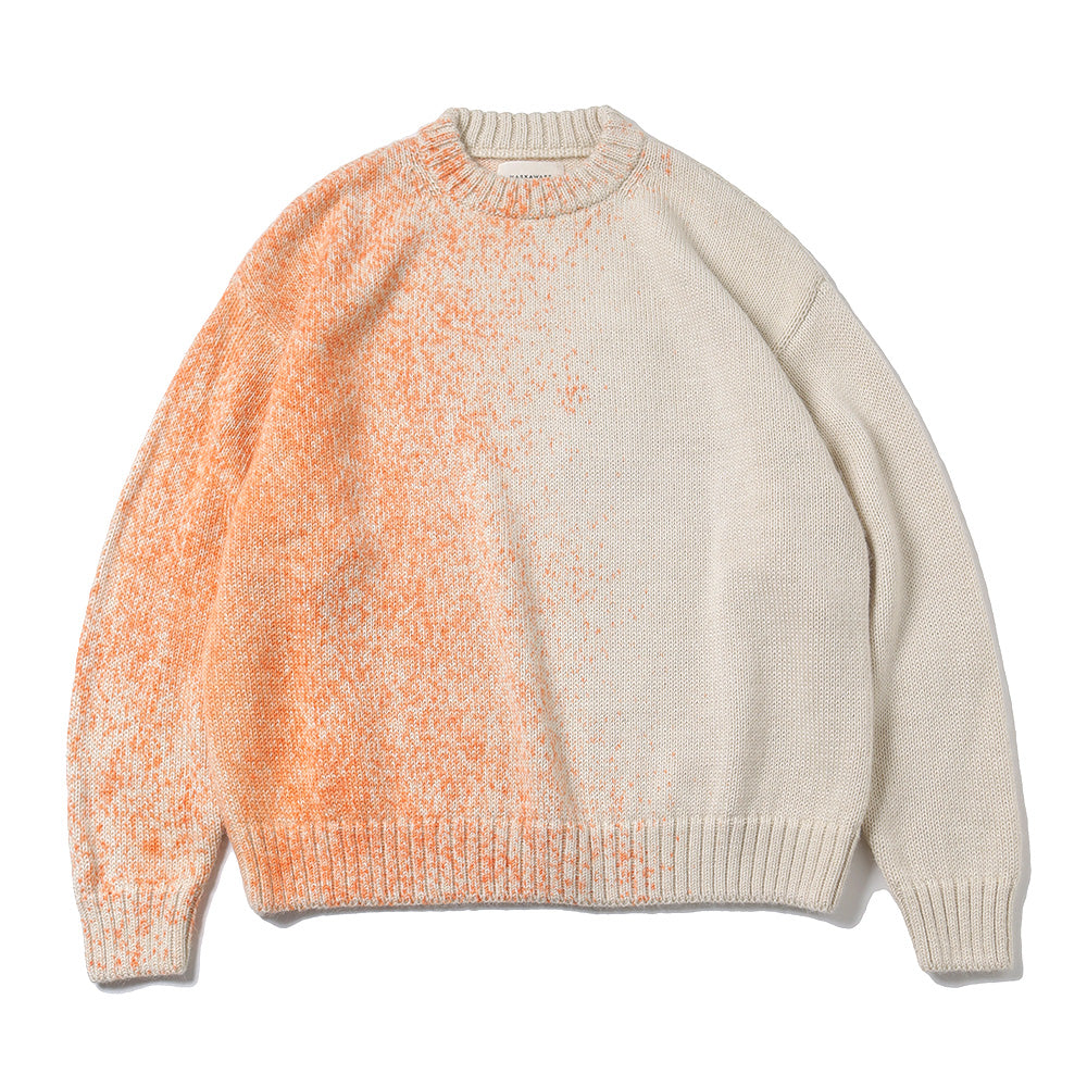 CREW NECK JUMPER (FOGGY DYEING)