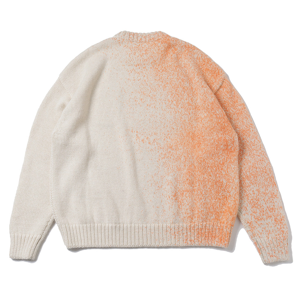 CREW NECK JUMPER (FOGGY DYEING)