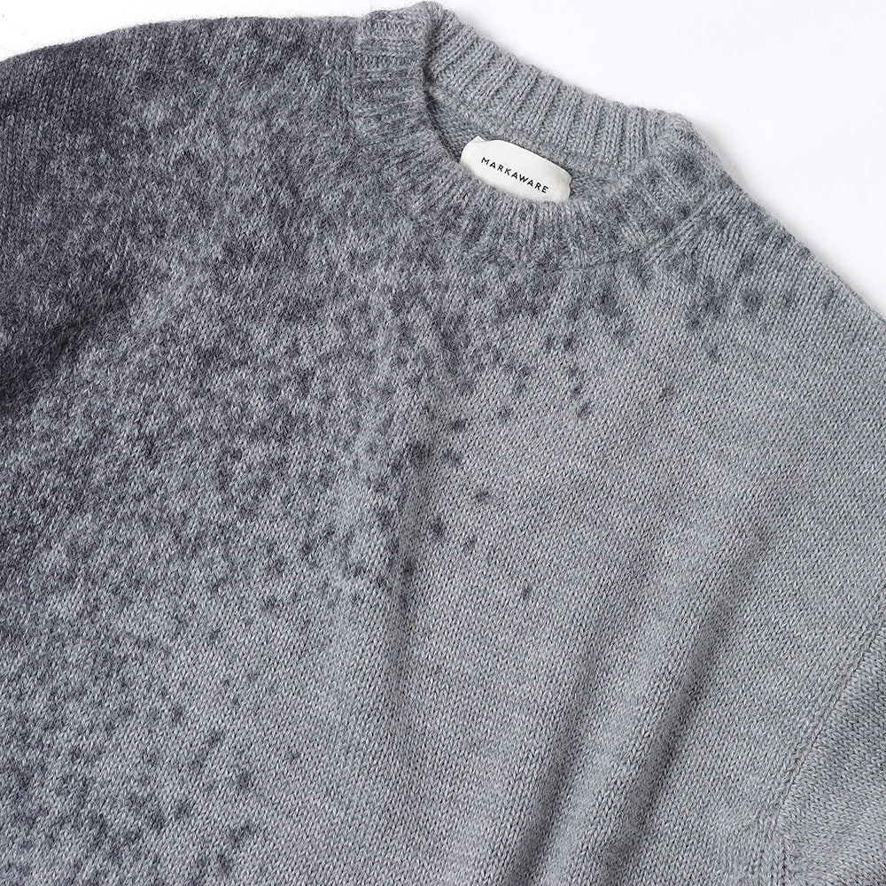 CREW NECK JUMPER (FOGGY DYEING)