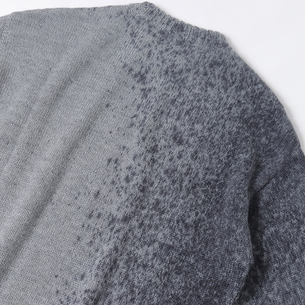 CREW NECK JUMPER (FOGGY DYEING)