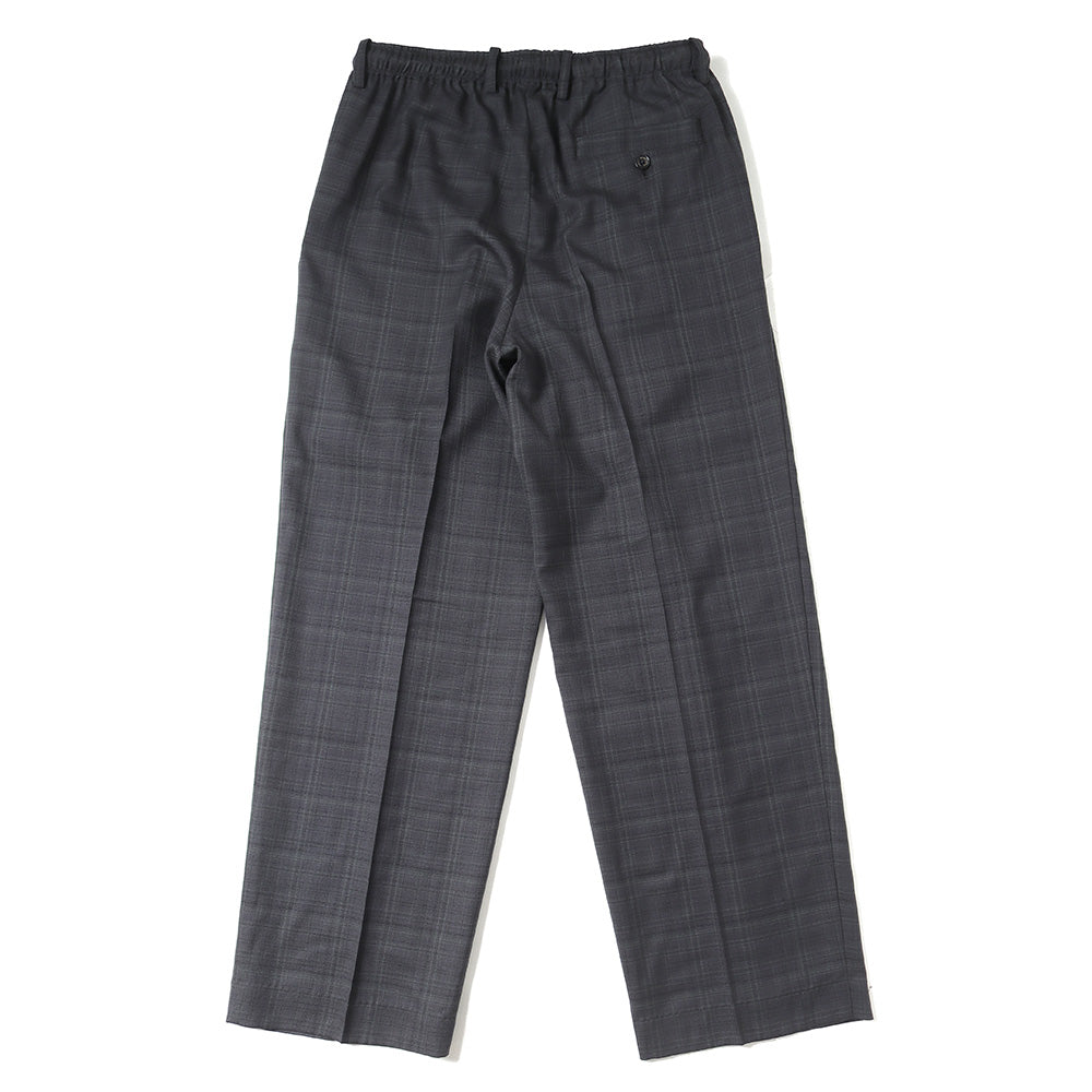 MARKAWARE(マーカウェア) - DOUBLE PLEATED EASY TROUSERS ORGANIC WOOL CHECK VIYELLA  – Area