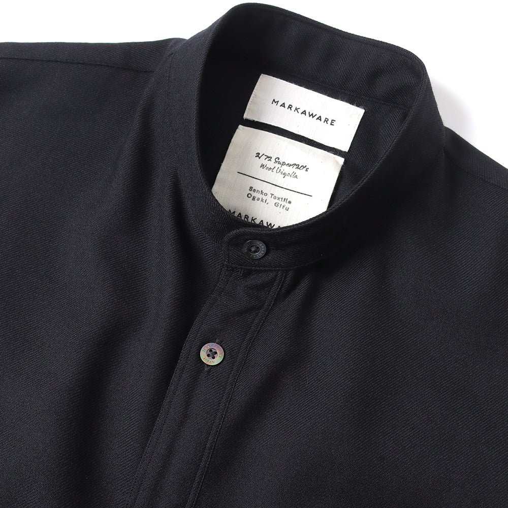 MARKAWARE(マーカウェア) - PAJAMA SHIRT ORGANIC WOOL VIYELLA