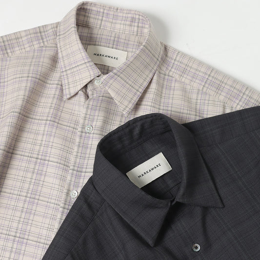  COMFORT FIT SHIRT ORGANIC WOOL CHECK VIYELLA  