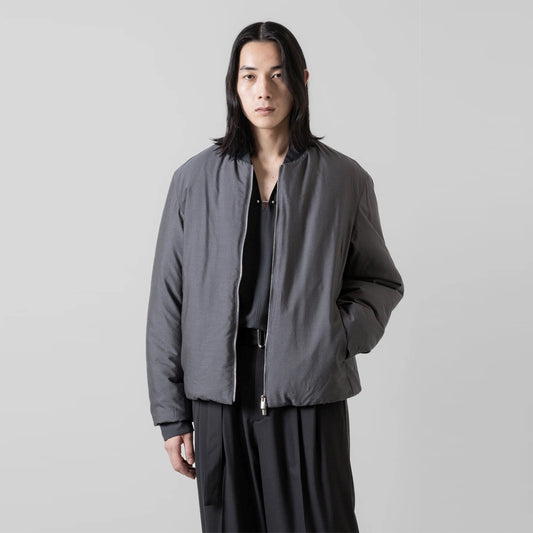  WO/NY VOILE PADDING BOMBER JACKET  