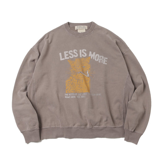  ダブルSP加工裏毛クルー(LESS IS MORE C)  