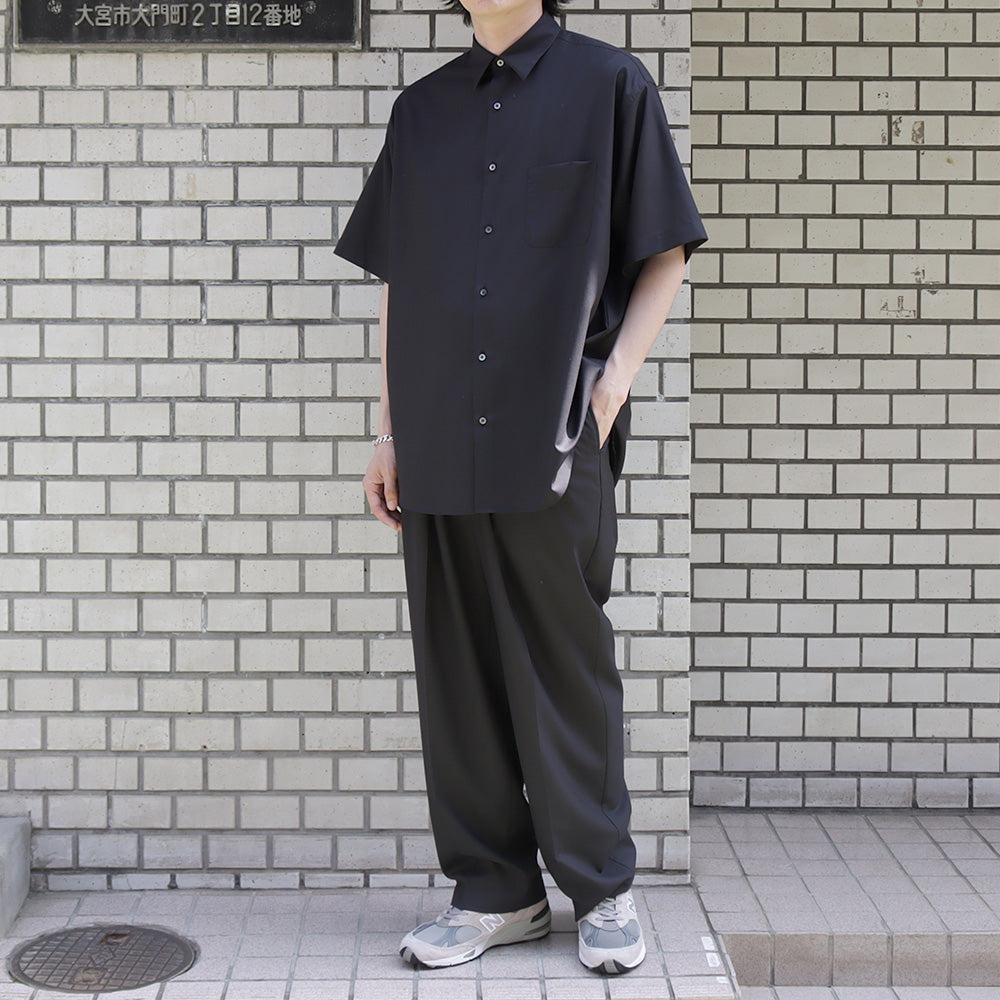 COMFORT FIT SHIRTS S/S SUPER120s WOOL TROPICAL