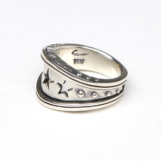  STAR SILVER RING  