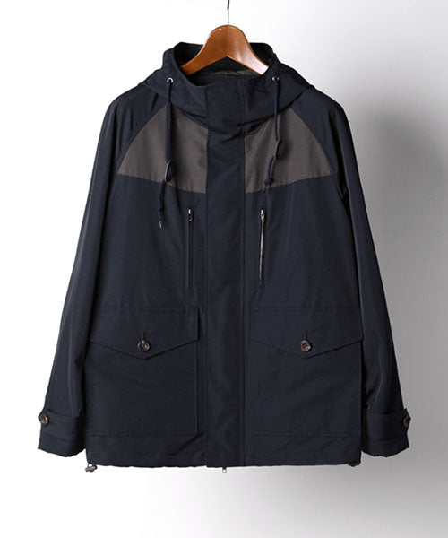  NYLON x SUPIMA 交織TUSSER 撥水加工 MOUNTAIN PARKA  