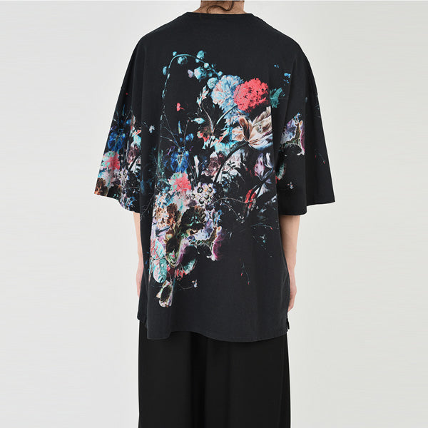 SUPER BIG T-SHIRT 14/1 T-CLOTH INKJET (FLOWER) - LAD MUSICIAN 「Area」
