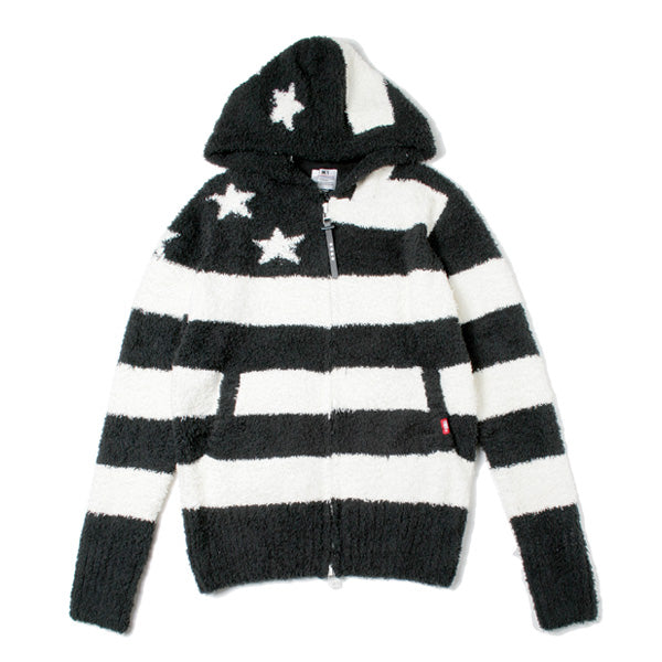 SHAGGY BOA US FLAG KNIT PARKA