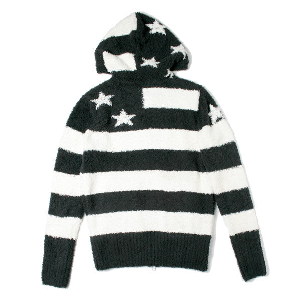 SHAGGY BOA US FLAG KNIT PARKA