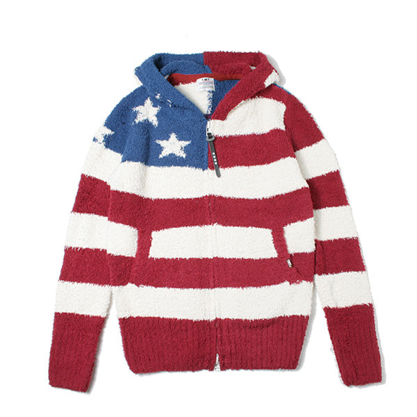 SHAGGY BOA US FLAG KNIT PARKA