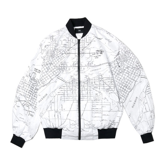  BLOUSON / WORLD MAP  