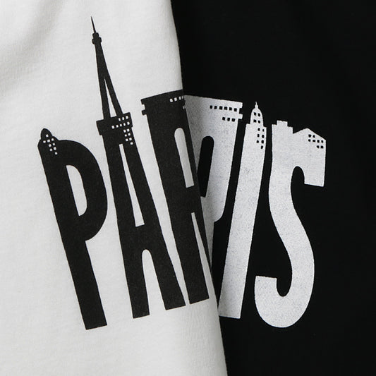  CITY LOGO PRINT TEE PARIS  