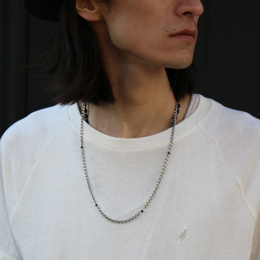  CHAIN x ONYX NECKLES  