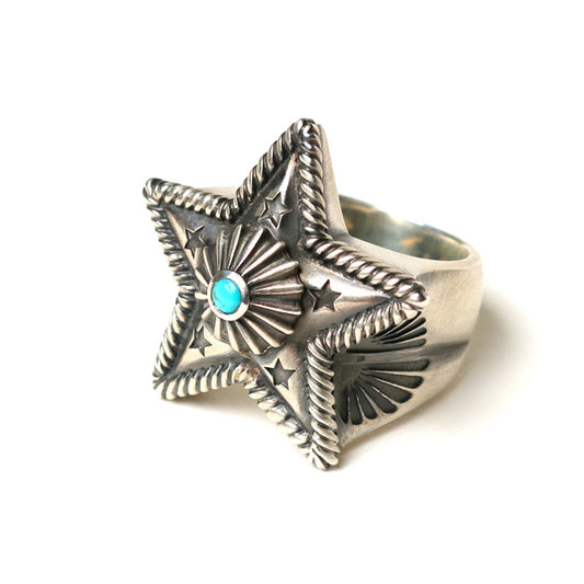  SILVER NATIVE TURQUOISE RING  